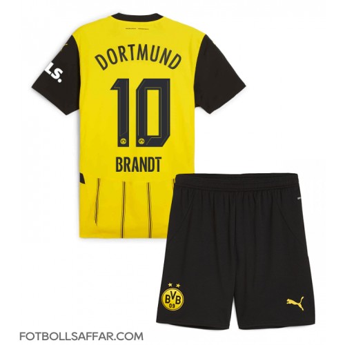 Borussia Dortmund Julian Brandt #10 Hemmadräkt Barn 2024-25 Kortärmad (+ Korta byxor)